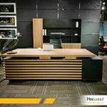 مكتب مدير خشب MDF اسباني بسايد جانبي