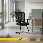 ⁦كرسى مكتب جلد بعجل او بدون بتصميم عصرى⁩ - الصورة ⁦3⁩