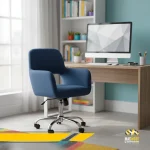كرسى مكتب جلد بعجل او بدون بتصميم عصرى