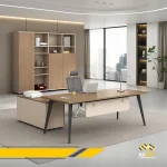 مكتب خشب ومعدن فى آن واحد تصميم 2023