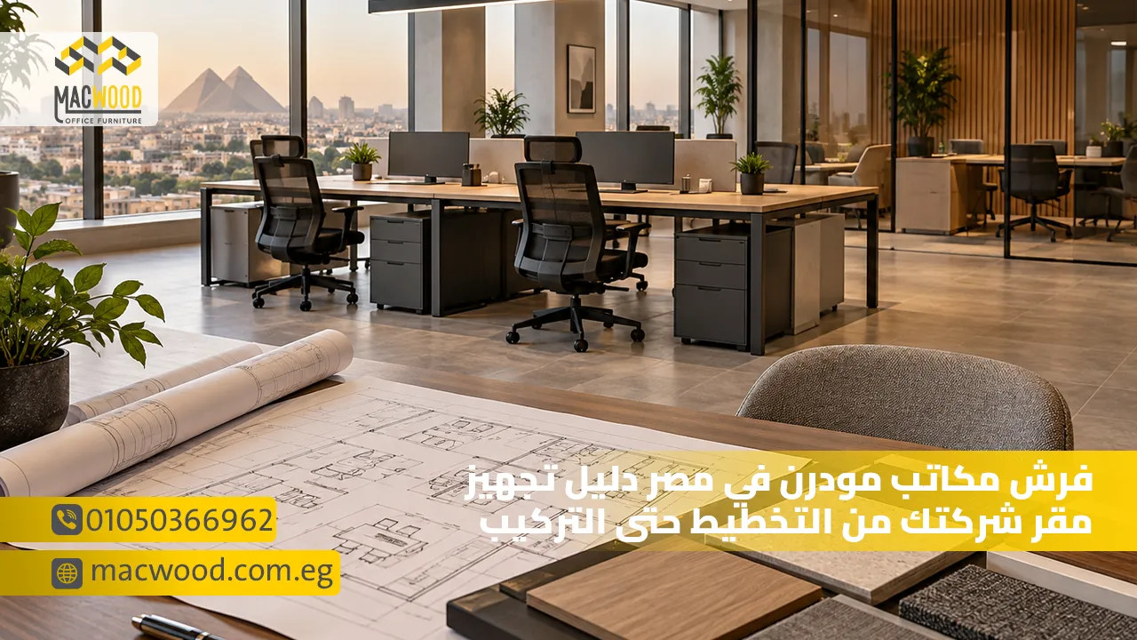فرش مكاتب مودرن في مصر دليل تجهيز مقر شركتك من التخطيط حتى التركيب